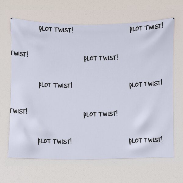 Item preview, Plot twist - Black and White designed and sold by UrbaneLibra.