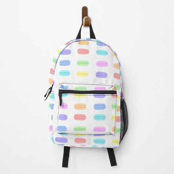 Item preview, rainbow macaron pattern designed and sold by tali-smith.