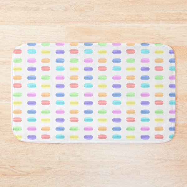 Item preview, rainbow macaron pattern designed and sold by tali-smith.