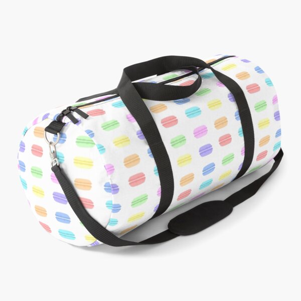 Item preview, rainbow macaron pattern designed and sold by tali-smith.