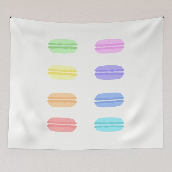 Item preview, rainbow macarons pack designed and sold by tali-smith.