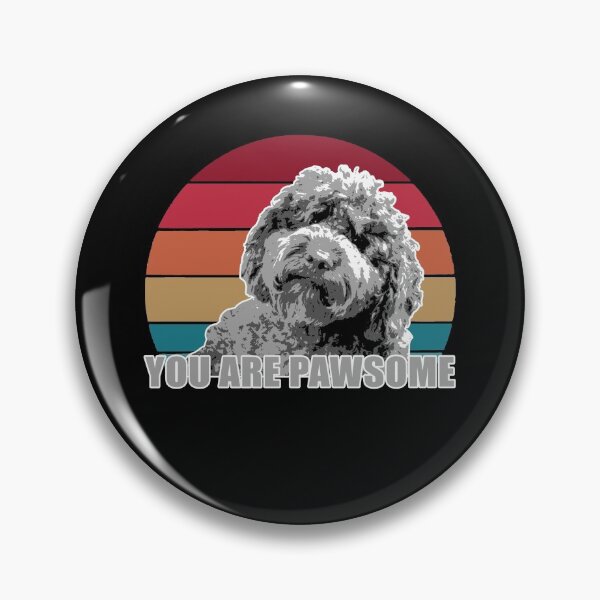 Item preview, You Are Pawsome Goldendoodle labradoodle Vintage Retro designed and sold by splashworks.