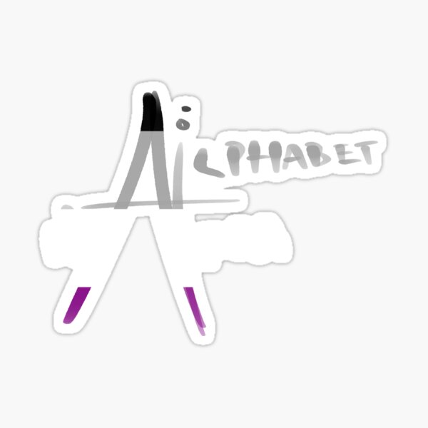 Artikel-Vorschau von Alphabet Mafia Rainbow (asexuell), designt und verkauft von Aesthete-by-R.