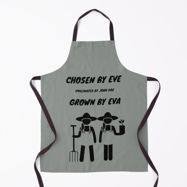 Item preview, Chosen by Eve: Pollinated by John Doe: Grown by Eva Same Sex Pregnancy Announcement T-shirt designed and sold by PridePawPrints.