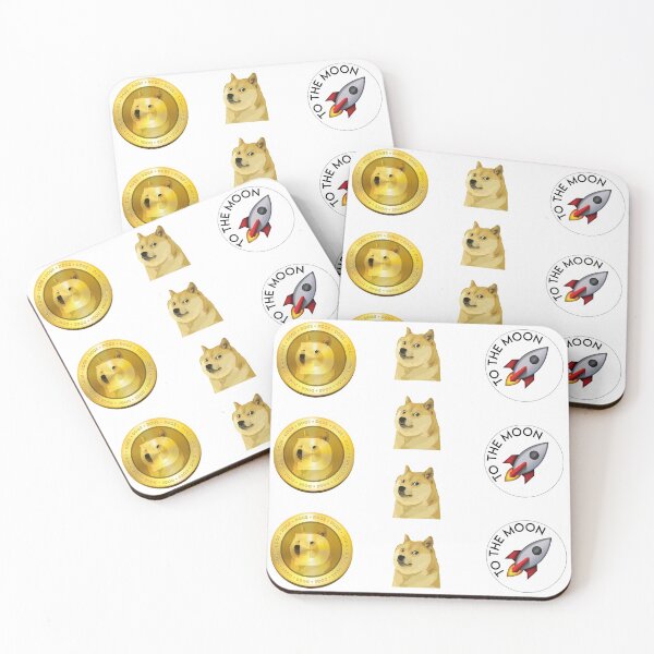 Item preview, Doge Dogecoin To The Moon Pack designed and sold by flyrocket.