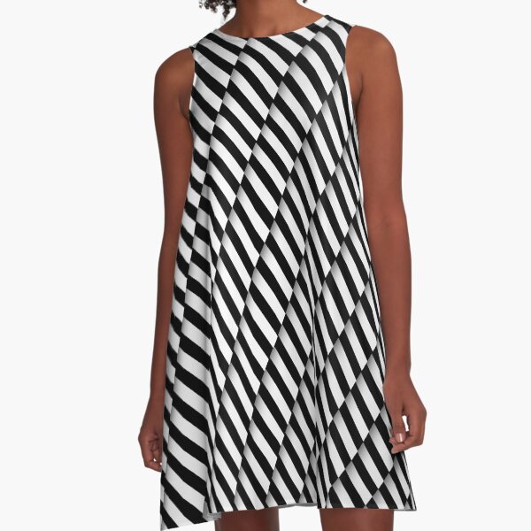 Item preview, Op Art Optical Illusion Diagonal Stripes designed and sold by hyproinc.