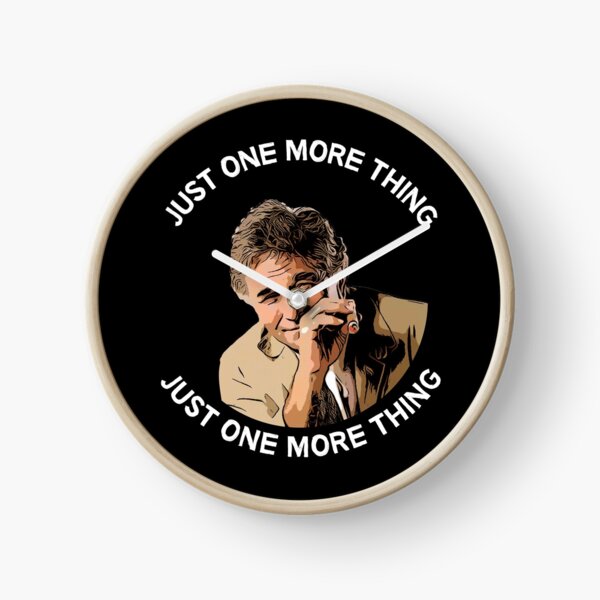 Item preview, Columbo shirt - Just One More Thing - Peter Falk - Funny Detective - Detective Gifts - Nostalgia designed and sold by happygiftideas.