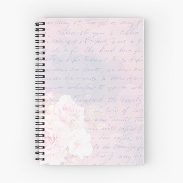 Item preview, Regency, Ephemera script, Pink Roses designed and sold by LVPRINTS.