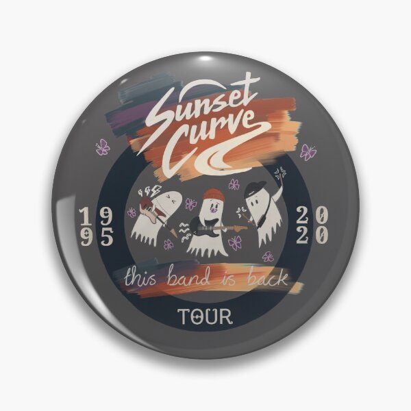 Item preview, sunset curve tour shirt designed and sold by WillowDoodler.