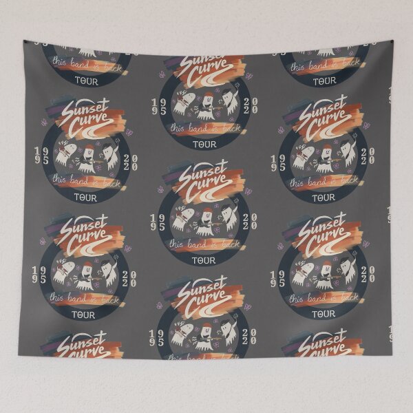 Item preview, sunset curve tour shirt designed and sold by WillowDoodler.