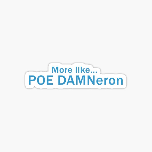 Item preview, Poe DAMNeron designed and sold by spacelatinos.