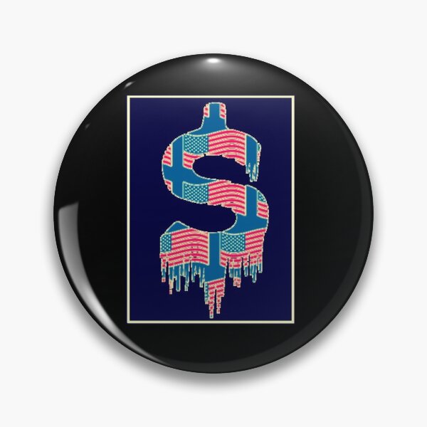 Item preview, American dollar in  retro US flag design  designed and sold by Moussa  Sussi.