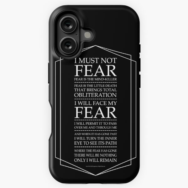 Item preview, Fear Is The Mind Killer, Dune Litany designed and sold by Dream Artworks.