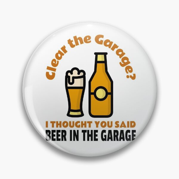 Item preview, Beer In The Garage designed and sold by MoonsmileProd.