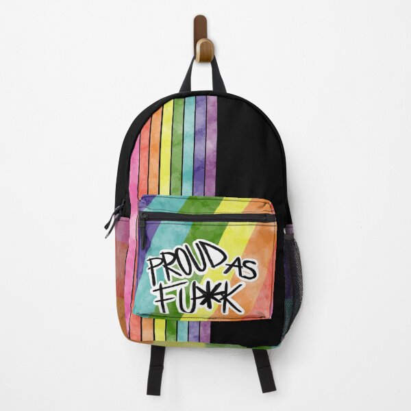 Artikelvorschau, 8 Streifen Pride Rucksack entworfen und verkauft von Tea Leaf.