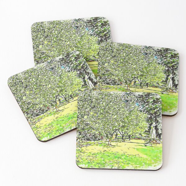 Item preview, Hortus Conclusus: olive trees with statue of the saint designed and sold by Giuseppe Cocco.