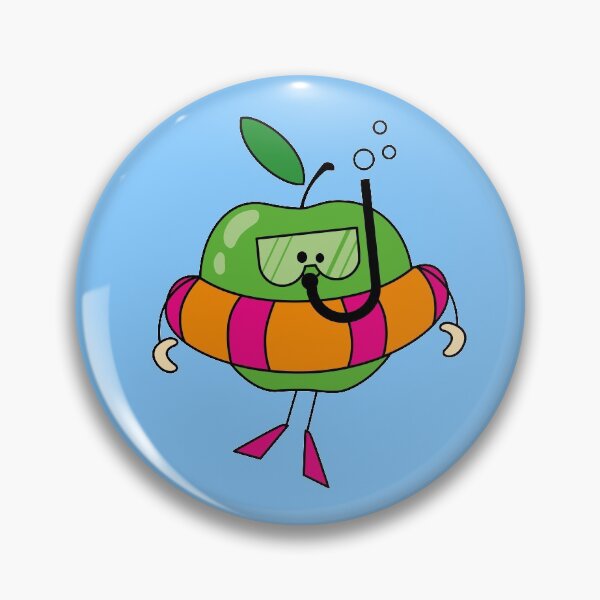 Item preview, Diving apple designed and sold by Kritzel-Claudi.