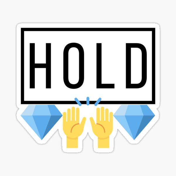 Diamond Hands Sticker For Sale By Jbartworks Redbubble