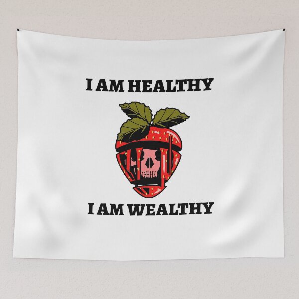 Item preview, I am healthy I am wealthy designed and sold by msify.