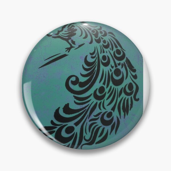 Item preview, Black Peacock Stencil Art designed and sold by Twinkleb17.