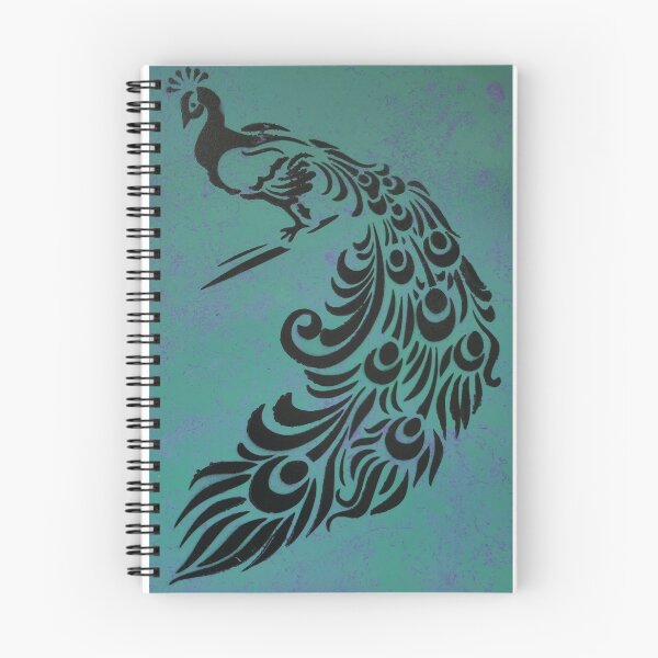 Item preview, Black Peacock Stencil Art designed and sold by Twinkleb17.