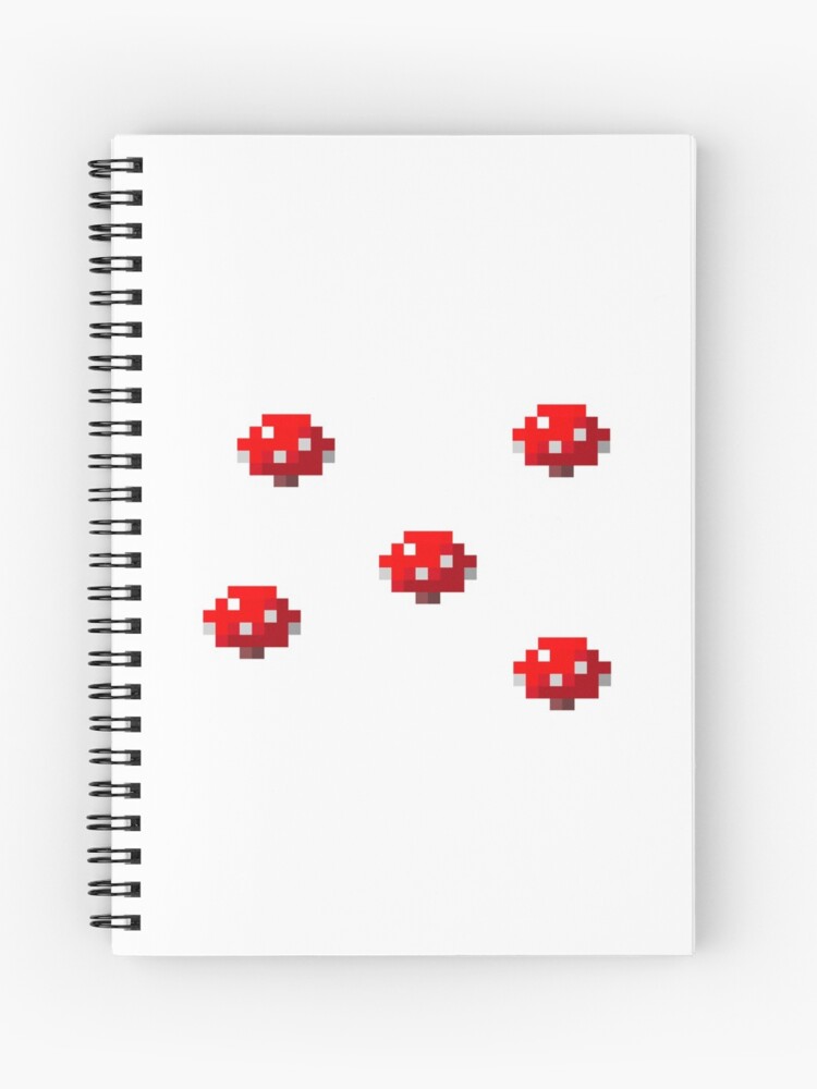 diskret Glimte styrte Minecraft Mushrooms" Spiral Notebook for Sale by lazy-john | Redbubble