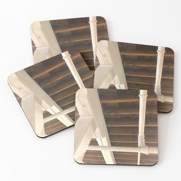 Item preview, Vintage Industrial Wooden Beams and Pipes designed and sold by GregFromThePeg.