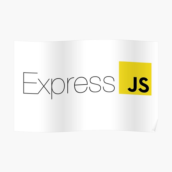 "Express JS" Poster for Sale by hasselbackt Redbubble