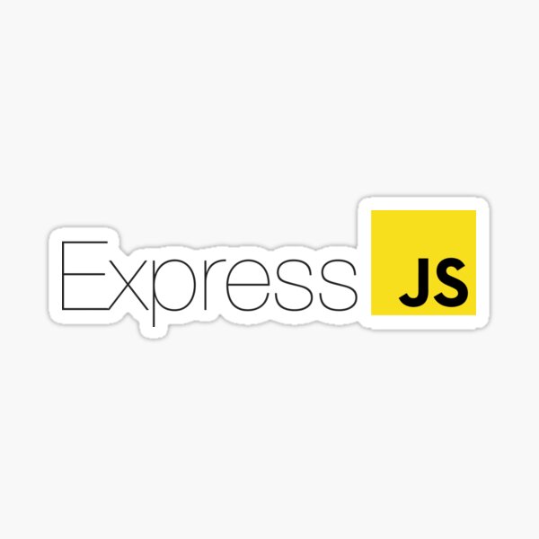 "Express JS" Sticker by hasselbackt | Redbubble
