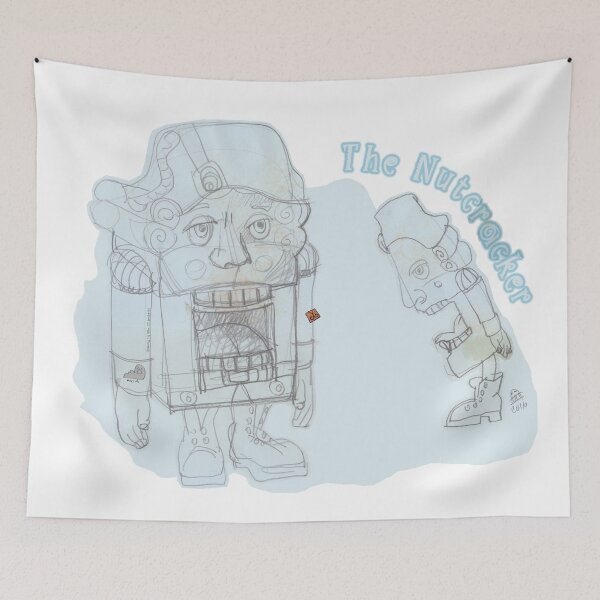 Item preview, The Nutcracker Doll (Drawing by AliceCCI) designed and sold by VanyssaGraphics.