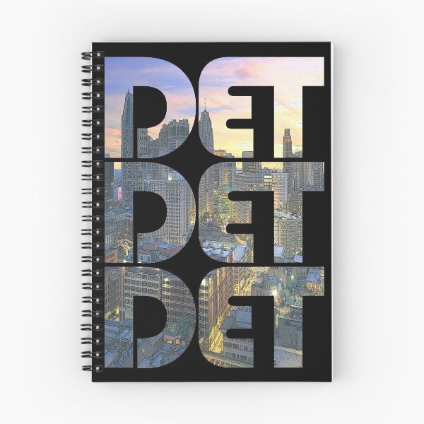 Item preview, Detroit, Michigan DET Cityscape Repeating Pattern designed and sold by CrabbyLobster.