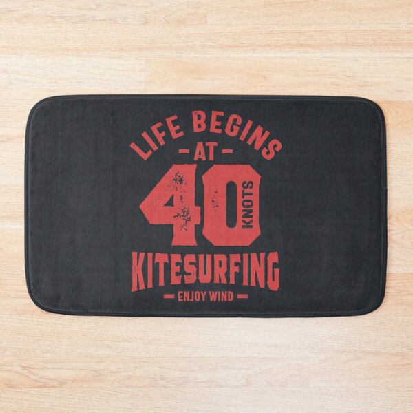 Item preview, Life Begins at 40 - Kitesurfing Gift designed and sold by cidolopez.