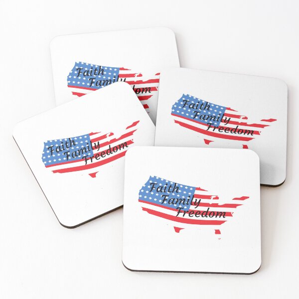 Item preview, USA Faith Family Freedom designed and sold by Lilaclown.