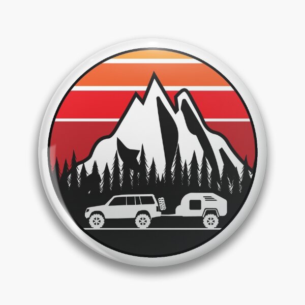 Aperçu de l'œuvre Camping rétro 2e génération Montero / Pajero / Shogun Circle créée et vendue par Will Mercer.