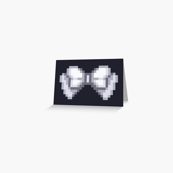 Pixel Bow Greeting Card