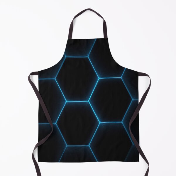 Item preview, Joined faded hexagon repeating pattern Blue designed and sold by Graphics By Craig.