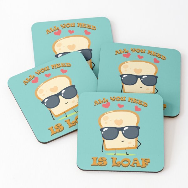 Item preview, All You Need Is Loaf- All you knead is loaf- Funny Valentine's Day Food Pun designed and sold by EvaLobo.
