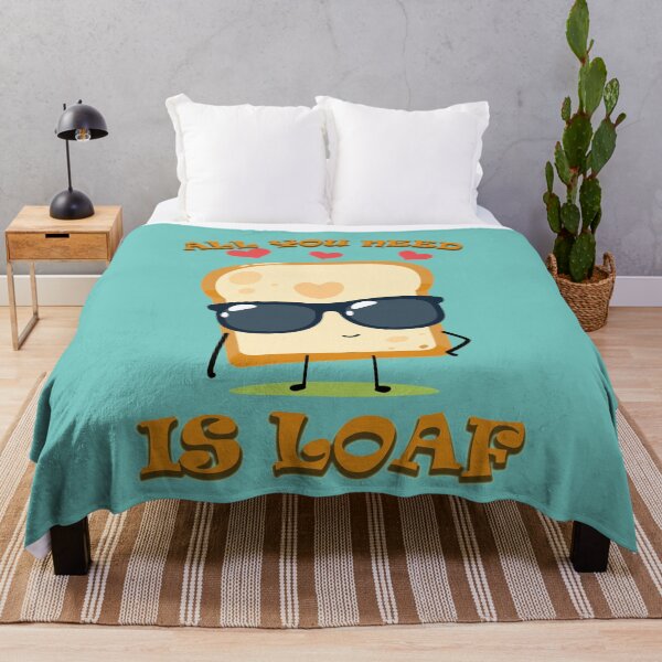 Item preview, All You Need Is Loaf- All you knead is loaf- Funny Valentine's Day Food Pun designed and sold by EvaLobo.