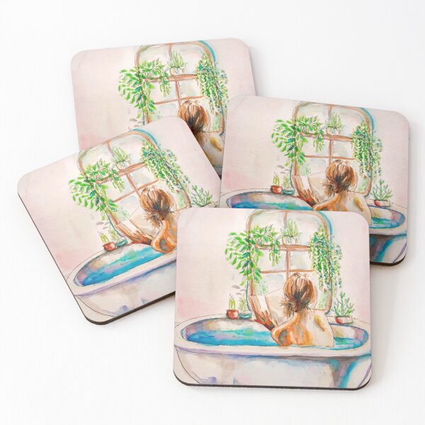 Item preview, Watercolor Bath designed and sold by Katdoodat.