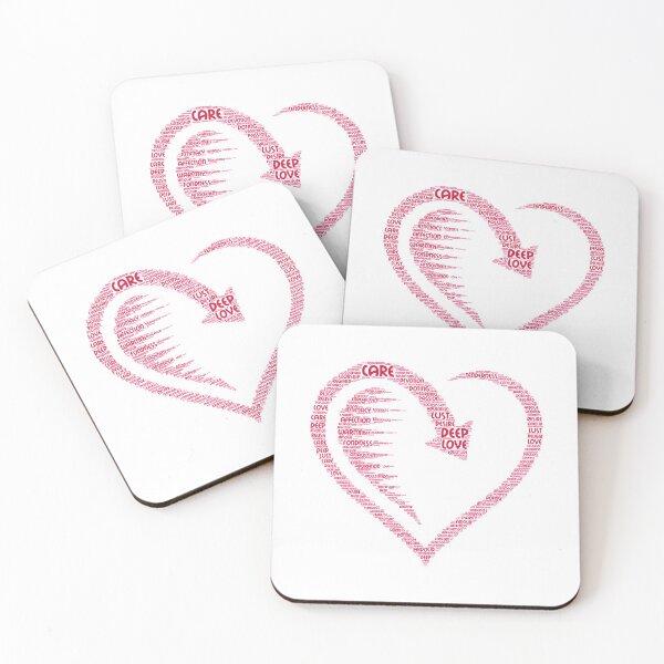 Item preview, Valentine's day heart love words designed and sold by odrito.