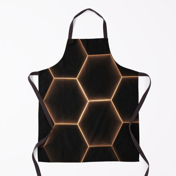 Item preview, Joined faded hexagon repeating pattern Yellow designed and sold by Graphics By Craig.