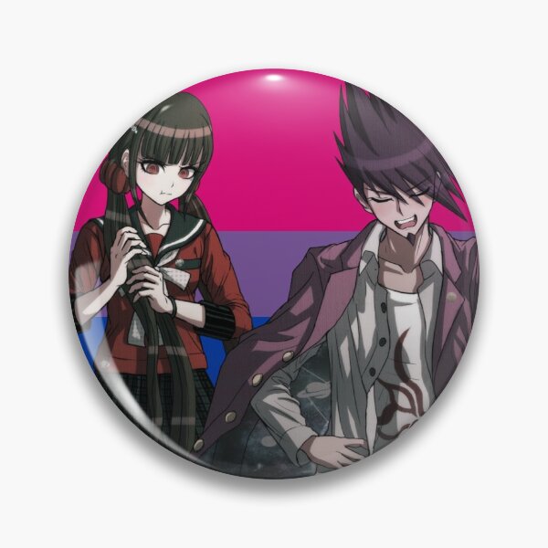 Item preview, KaiMaki Bisexual Pin  designed and sold by Cosplayshin.
