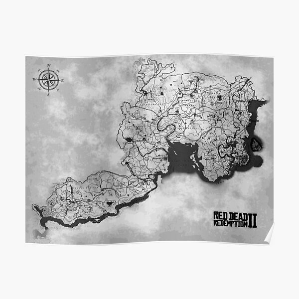 Carte Red Dead Redemption 2 Poster