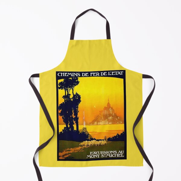 Item preview, MONT ST MICHEL NORMANDY FRANCE : Vintage Travel and Tourism Print designed and sold by posterbobs.