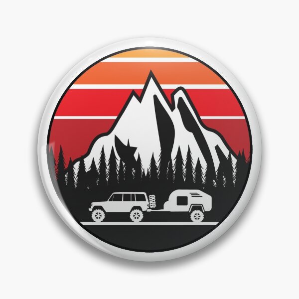 Aperçu de l'œuvre Camping rétro 1ère génération Montero / Pajero / Shogun Circle créée et vendue par Will Mercer.