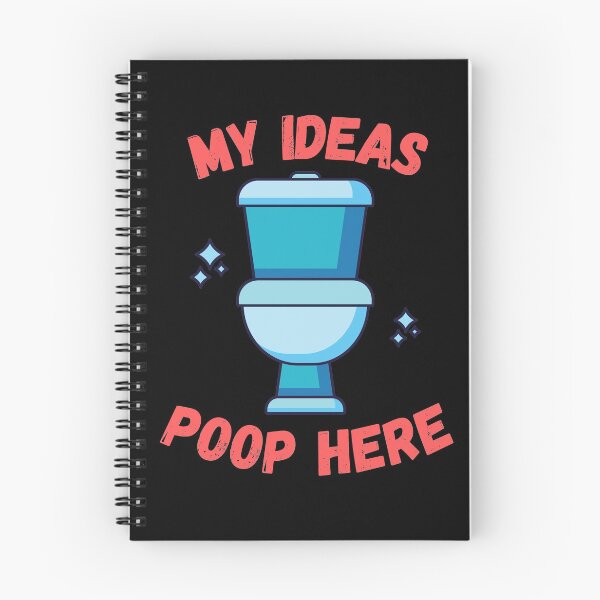 Item preview, MY IDEAS POOP HERE - TOILET IDEA POP PUN  designed and sold by Awesome &  Affordable.