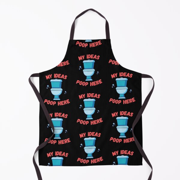 Item preview, MY IDEAS POOP HERE - TOILET IDEA POP PUN designed and sold by Awesome & Affordable.