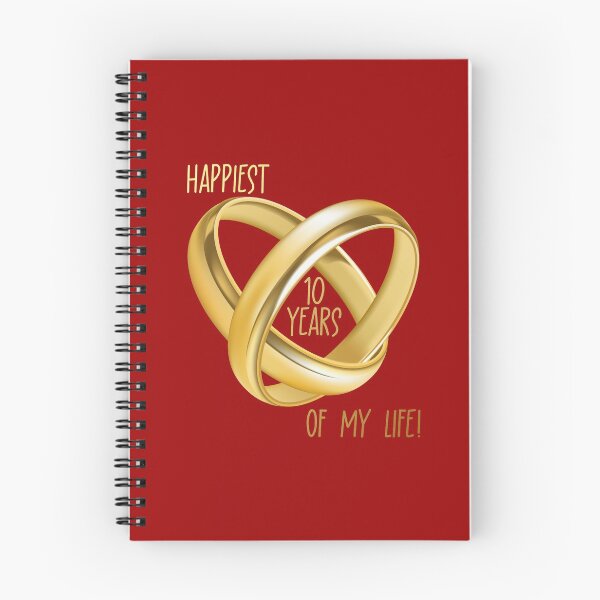 Item preview, Happiest 10 Years of My Life! (on Red) designed and sold by PawsitiveMum.