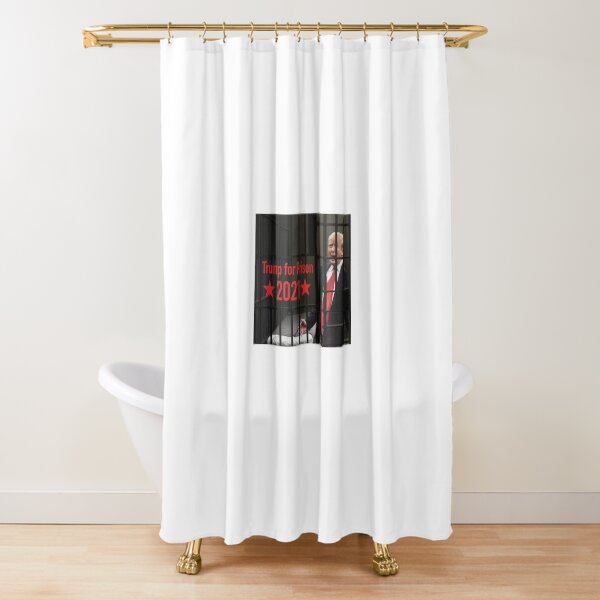 Trump Prison Shower Curtains Redbubble