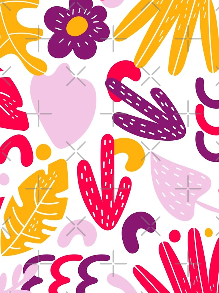 Thumbnail 4 of 4, iPhone Case, Abstract Floral Rendition designed and sold by InducTees.